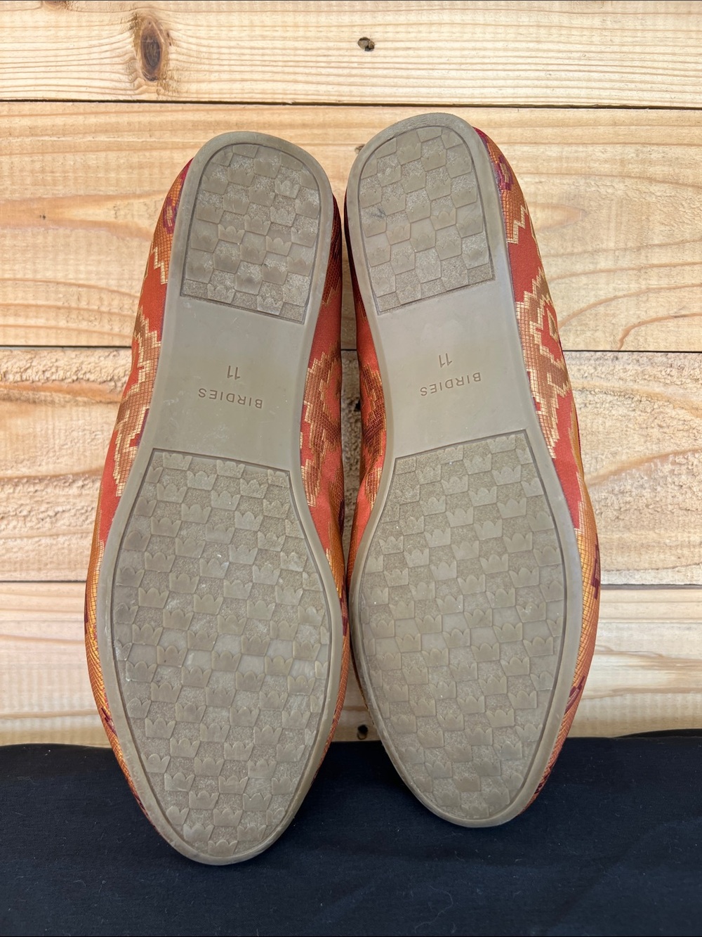 Birdies Women's Orange & Red Tassel Loafers - Picture 3 of 7